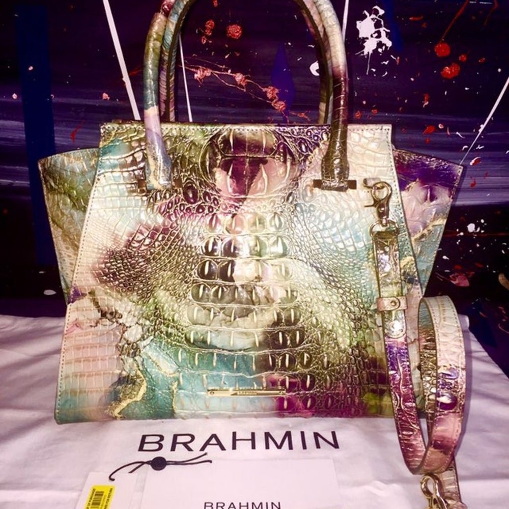 BRAHMIN PRISCILLA NIRVANA SATCHEL SHOULDER BAG